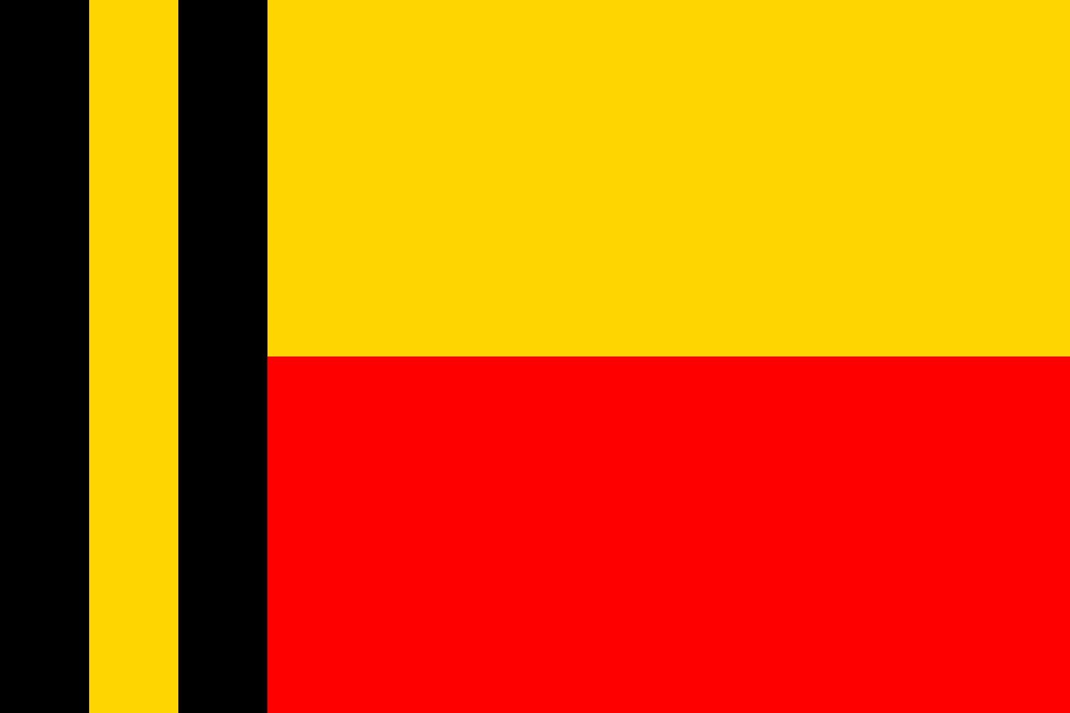 Drapeau de Kojetice Melnik grand format pour événement européen