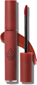 3CE Velvet Lip Tint, 0.1 oz 4 g, Speak Up Mat, High Adhesion, Gradation Lip, Wont Fall Off, Korean Cosmetics