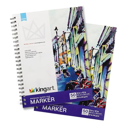 Papier marqueur KINGART pour dessiner au studio ou à la maison