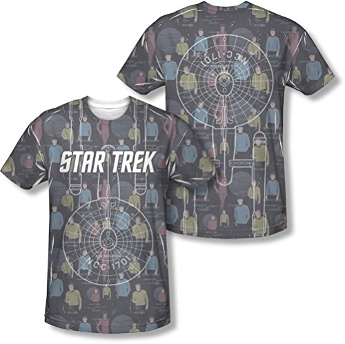 Image of Star Trek - Mens Enterprise Crew T-Shirt, Medium, White
