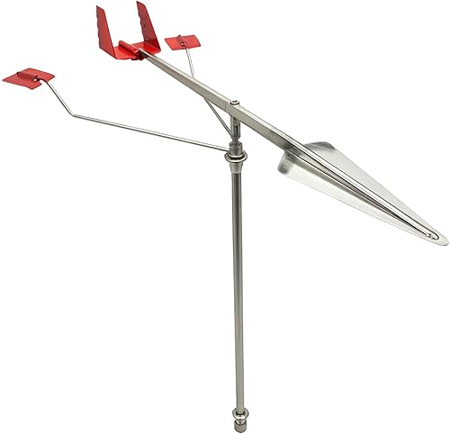 Indicadores de dirección del viento marino – Veleta de viento de mástil de vela, accesorios de hardware marino para yate, velero, basura, juego de 1