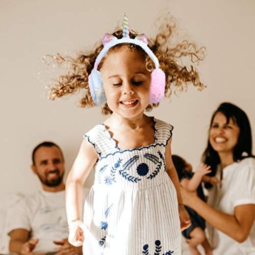 Unicorn Earmuff Ear Warmer Creative Ear Covers for Boys and Soft Winter Ear Protection for Comfortable and Warm for Cold Weather4
