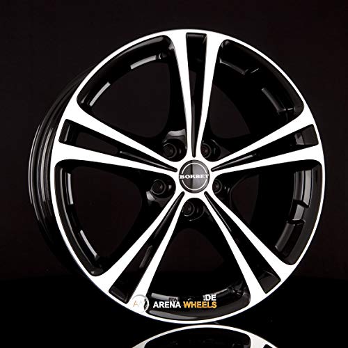 Borbet XL black polished 8x18 ET50 5.00x112 Hub Bore 72.60 mm - Alu felgen