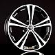 Borbet XL black polished 8x18 ET50 5.00x112 Hub Bore 72.60 mm - Alu felgen