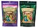 Lafeber's Nutri-Berries Parakeet, Cockatiel, Lovebird & Conure Food 2 Flavor Variety Bundle: (1) Papaya/Pineapple/Mango, and (1) Cranberries/Apricots/Dates, 10 Oz. Ea. (2 Bags)