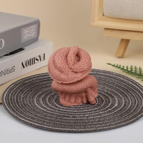 3D Candle Moulds for Candle Making, Sturdy Heavy Duty Plaster Resin Crafts Making Tool for Holiday G