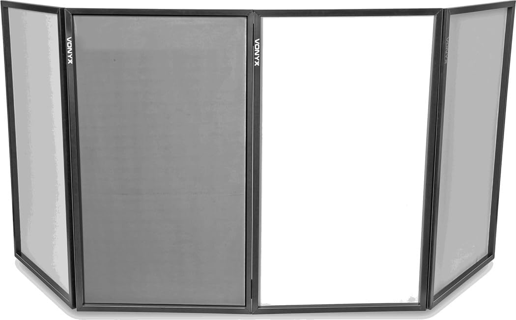 VONYX DB2 Set di 4 Tessuti di Ricambio Lycra per Schermo Bianco di Illuminazione per DJ Disco Mobile Stand Booth