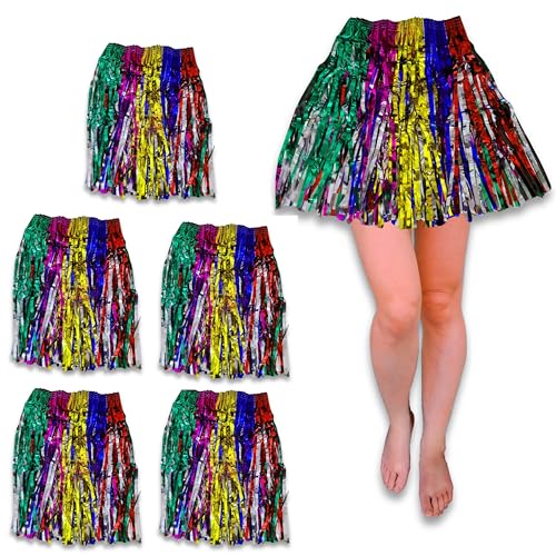 Premium 5 Pcs Metallic Fringe Stretchable Cheerleader Skirt Trim ...
