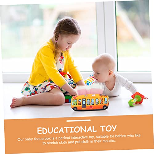 Foytoki Baby Toy 5 Sets Tissue Box Toy Baby Tissue Box Fuzzy Scarf Toddler Toy Baby Tissue Box Toy Infant Hand Exerciser Montessori Toys For Montessori Toys For Infant Tissue Box Toy Kids Toys #TOP1