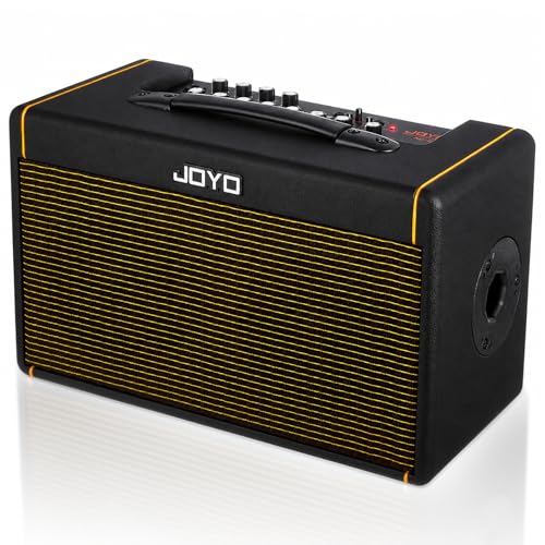 JOYO 40W Acoustic Guitar Amp Portable Stereo Amplifier with Bluetooth and Battery Powered, Reverb/Delay/Chorus, Mic Input, USB-C Recording for Outdoor Busking & Live Performance (AC-40S)