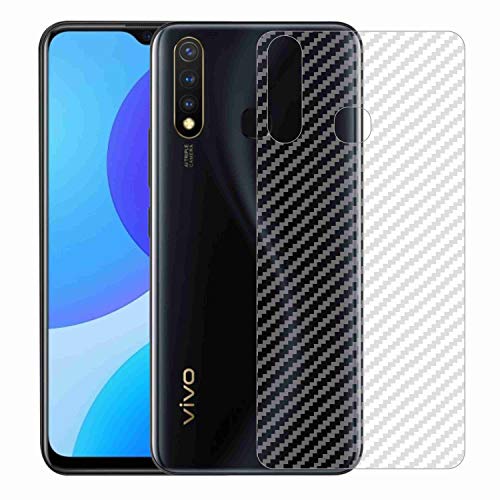 Image of Compatible with Vivo Y19 Back Screen Protective Film Carbon Fiber Skin Transparent Screen Guard Sticker
