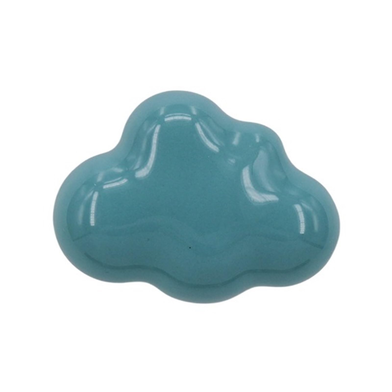 Wlihdb Color4 5Pairs Ceramic Cabinet Knobs Clouds Shape Furniture Door Handles Wardrobe Dresser Drawer Pulls For Chest Of Drawer(Color4)