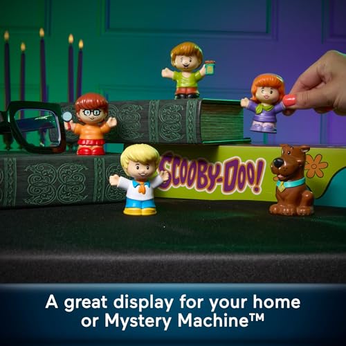 Image of Little People Collector Scooby-Doo Cartoon TV Series Special Edition Set for Fans, 5 Figures in a Display Package ​