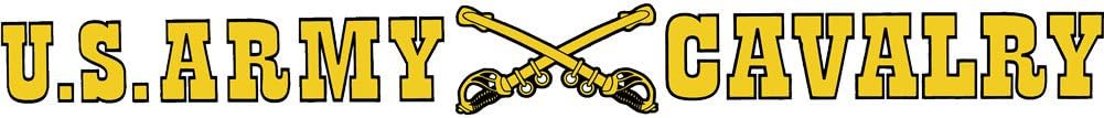 U.S. Army Cavalry Clear Window Strip