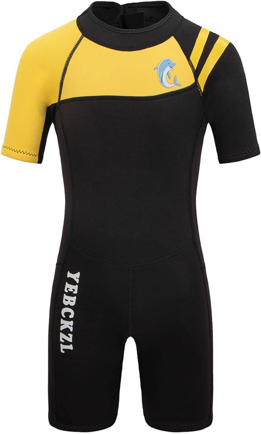 Kids Wetsuit for Youth Teenager,Zip Neoprene Wet Suits for Boys Girls to Keep Warm in Cold Water Diving Surfing Swimming