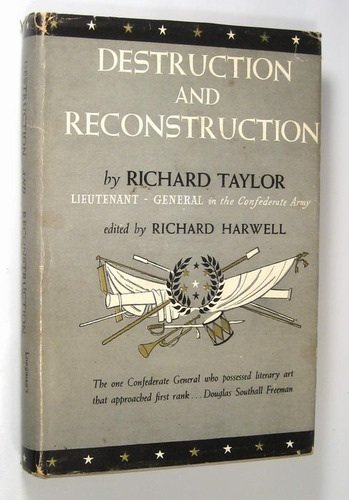 Destruction and reconstruction; personal experi... B0006AU432 Book Cover