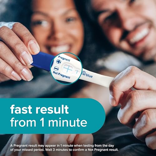 Clearblue Pregnancy Test, Rapid Detection, Result As Fast As 1 Minute, Kit of 2 Tests, Easy At Home Pregnancy Test, Packaging May Vary - Image 4