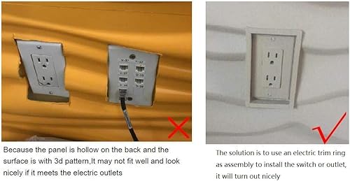 Miniatura 6 de Paneles decorativos para pared 3D de Art3d PVC fibra vegetalbambú Blanco