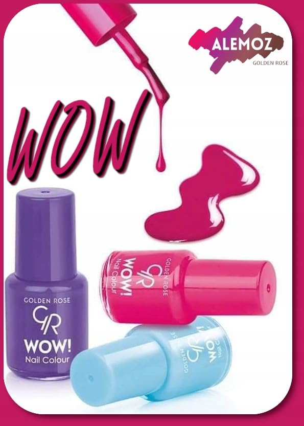Golden Rose Wow Nail Color No: 03 - Parlak Bitişli Mini Oje 6 ml