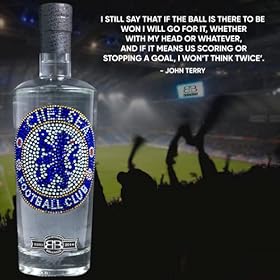 Chelsea Gifts for Men & Women, Official Chelsea FC Crystal Edition, Great Birthday Vodka for Blues Football Fans, Premium Alcohol by Bohemian Brands, 70 cl – Bohemian Brands