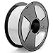 SUNLU Filamento PLA 1.75mm, PLA Filamento Impresora 3D, Reutilizable MasterSpool, Precisión Dimensional +/- 0.02mm, 1kg Spool(2.2lbs), 1.75 PLA Blanco