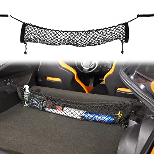 Filet de coffre pour Corvette C7 2014-2019 en maille élastique noire