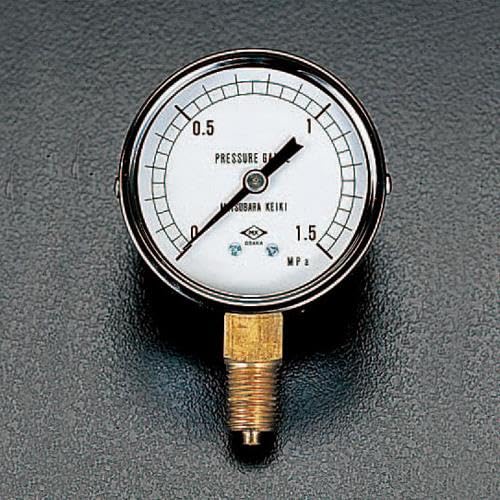 �G�X�R G1/4"/60mm/0-1.0MPa���͌v EA729BB-10