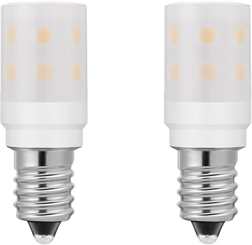 Bombilla de secadora de 120 V, 10 W, repuesto para GE LG Maytag Appliances, WE05X20431 WP22002263 E12 Bombilla base de candelabro, 2 W 200 lm, no