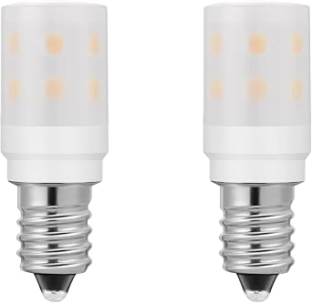 Dryer Light Bulb, 120V 10W Dryer Bulb Replacement for GE LG Maytag Appliances, WE05X20431 WP22002263 E12 Candelabra Base Bulb, 2W 200lm Not Dimmable Warm White 2-Count
