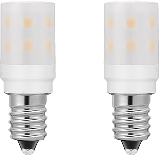 Dryer Light Bulb, 120V 10W Dryer Bulb Replacement for GE LG Maytag Appliances, WE05X20431 WP22002263 E12 Candelabra Base Bulb, 2W 200lm Not Dimmable Warm White 2-Count