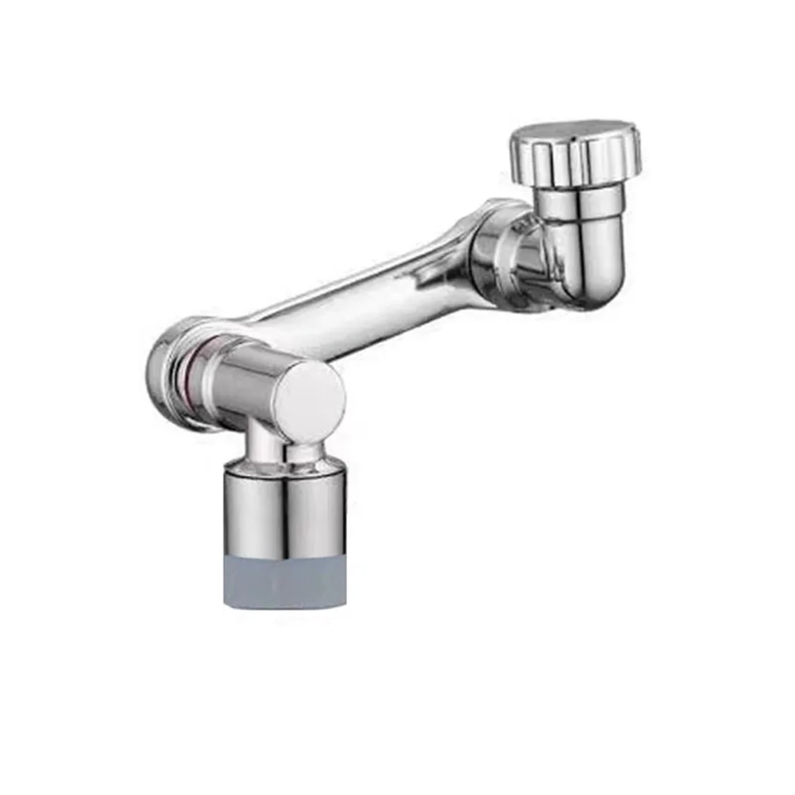 Rotatable Multifunctional Extension Faucet Aerator 1080 Degree Swivel Robotic Arm Water Filter Sink Water Tap Bubbler Sink Fit(Double Mode)