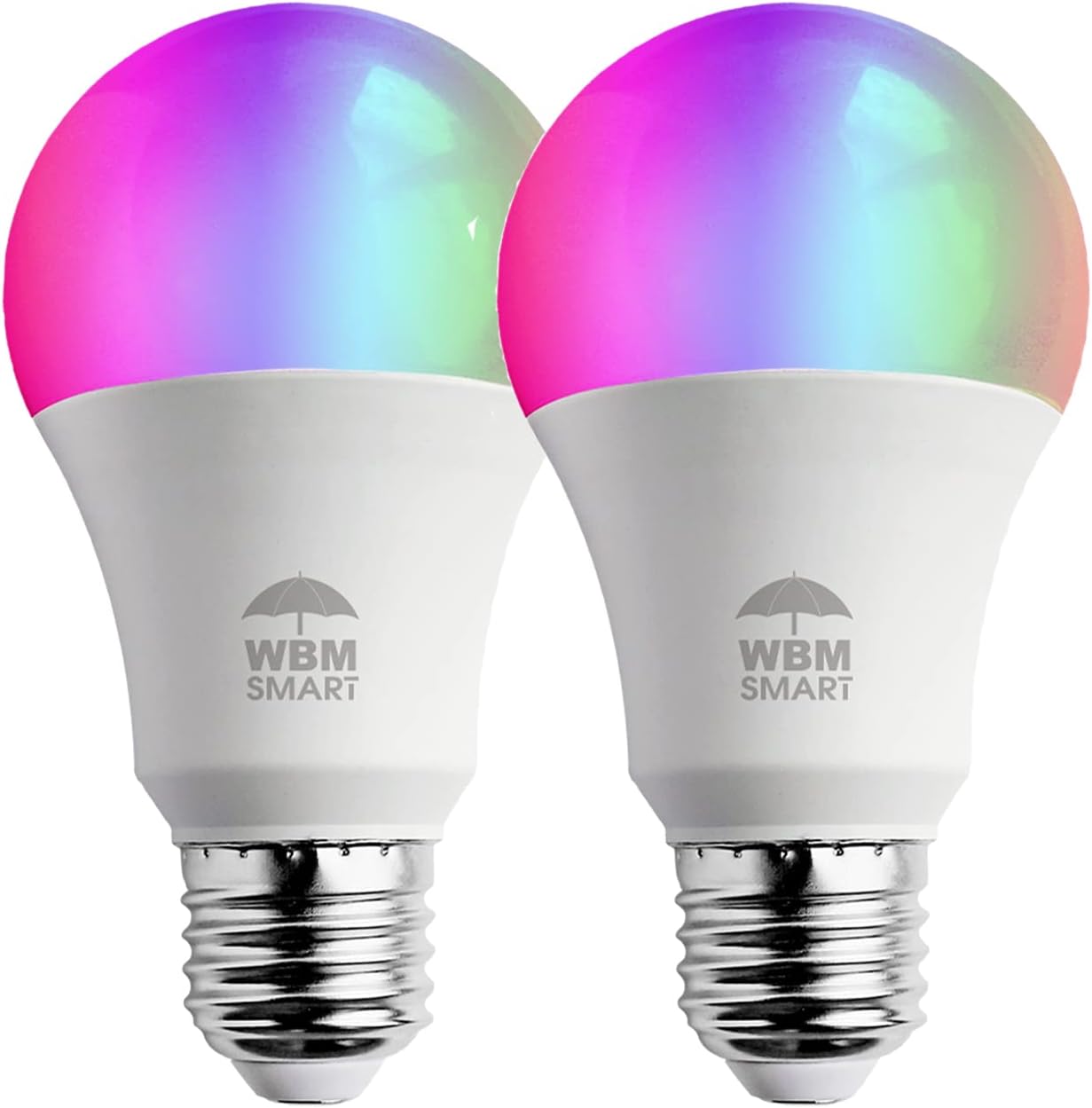 Himalayan Glow LED Light Bulb, RGB Color Changing & Dimmable, 9.5 Watts WiFi Control Multicolor Bulb, Compatible with Alexa, Google Home & Mobile App, Best for Home Décor - 2 Counts