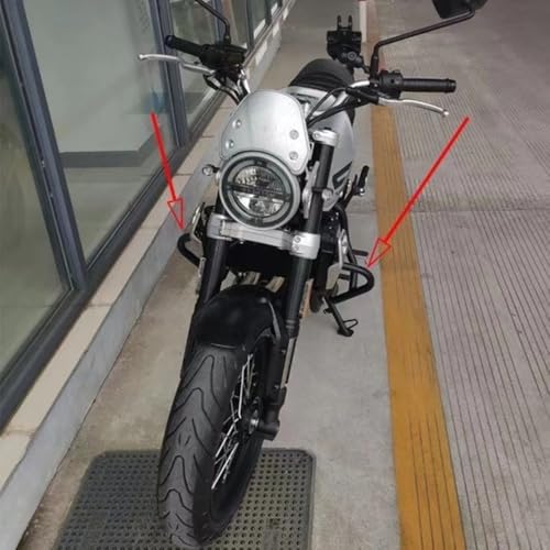 Crash bar Brixton Crossfire 500X évite casse moteur - 6