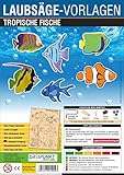 Laubsägevorlage Tropische Fische: Laubsägevorlage für sechs tropische Fische aus hochwertigem 3mm Pappelsperrholz.