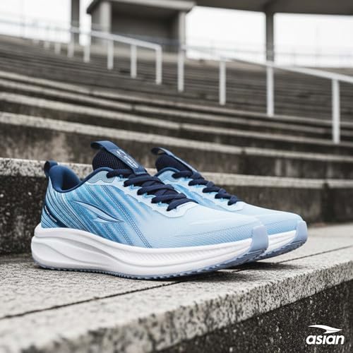 Image of ASIAN Hypercushion-05 Men's Running Shoes | Memory Foam Cushioning, TPR Grip Outsole, Breathable Knit Upper & Lightweight Comfort for Daily Runs, Gym & Training