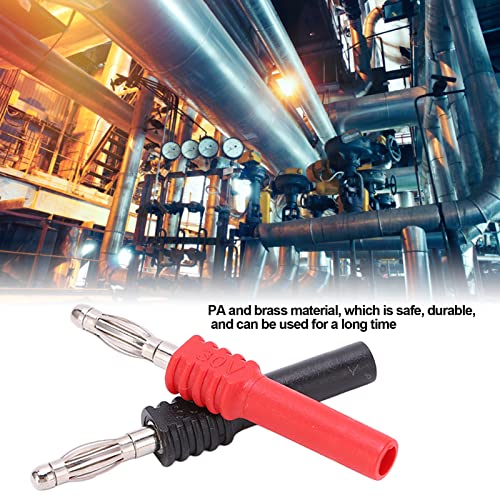 JKOKPMG 5er-Set Bananenstecker-Adapter,4mm Stecker auf 2mm Buchse PA-Messing-Buchsen-Koppler,Hohe Leitfähigkeit Langlebiges Adapterset für Elektronik Labor Automotive Industrieanwendung