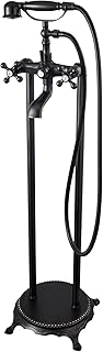 VEVOR Clawfoot Bathtub Faucet, Freestanding Tub Faucets with Handheld Sh...