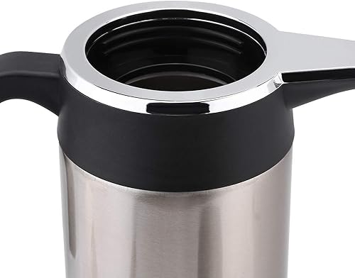 Miniatura 4 de Hervidores de coche eléctricos de ebullición taza de calor aislamiento aislamiento botellas 15.2 fl oz 12V acero inoxidable encendedor de