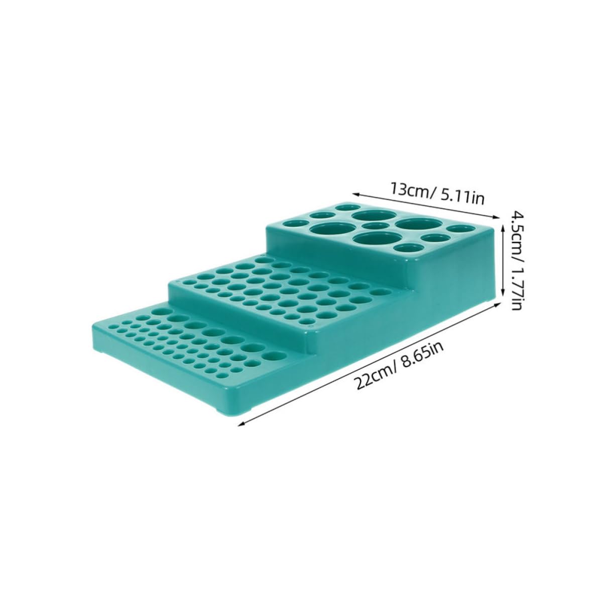 Cabilock 10 Unidades Plástico 4-28 MM Gradilla Trapezoidal, para Tubos de