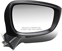 Vista 13 de DNA Motoring OEM-MR-MA1321215 Espejo retrovisor plegable calefactado con ajuste de potencia lateral derecho con señal de giro compatible con Mazda