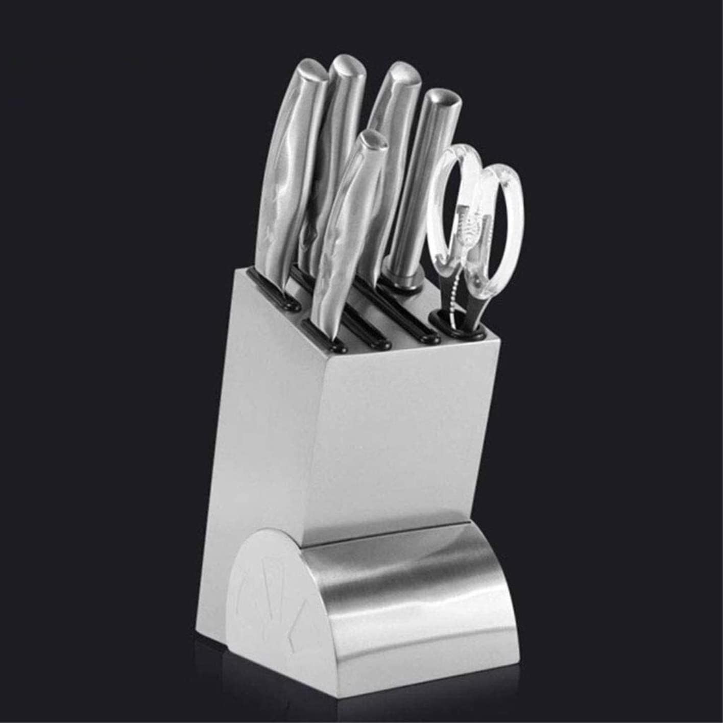 Knife Block Storage Stand Kitchen,Only Selling Cutter Holder,Stainless Steel Rack Supplies Seat Dish Shelf Tool