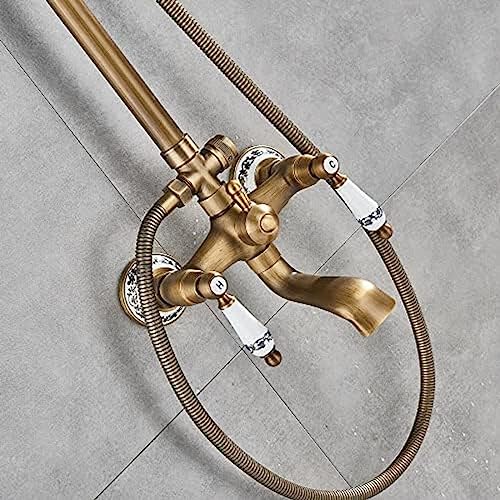 Ensemble Robinet Douche Mural Anti Calcaire Remplissage Baignoire - 3