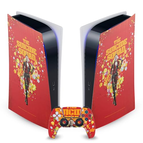 Skin PS5 Digital Harley Quinn Autocollant Vinyle Head Case Designs avec Skin Manette DualSense