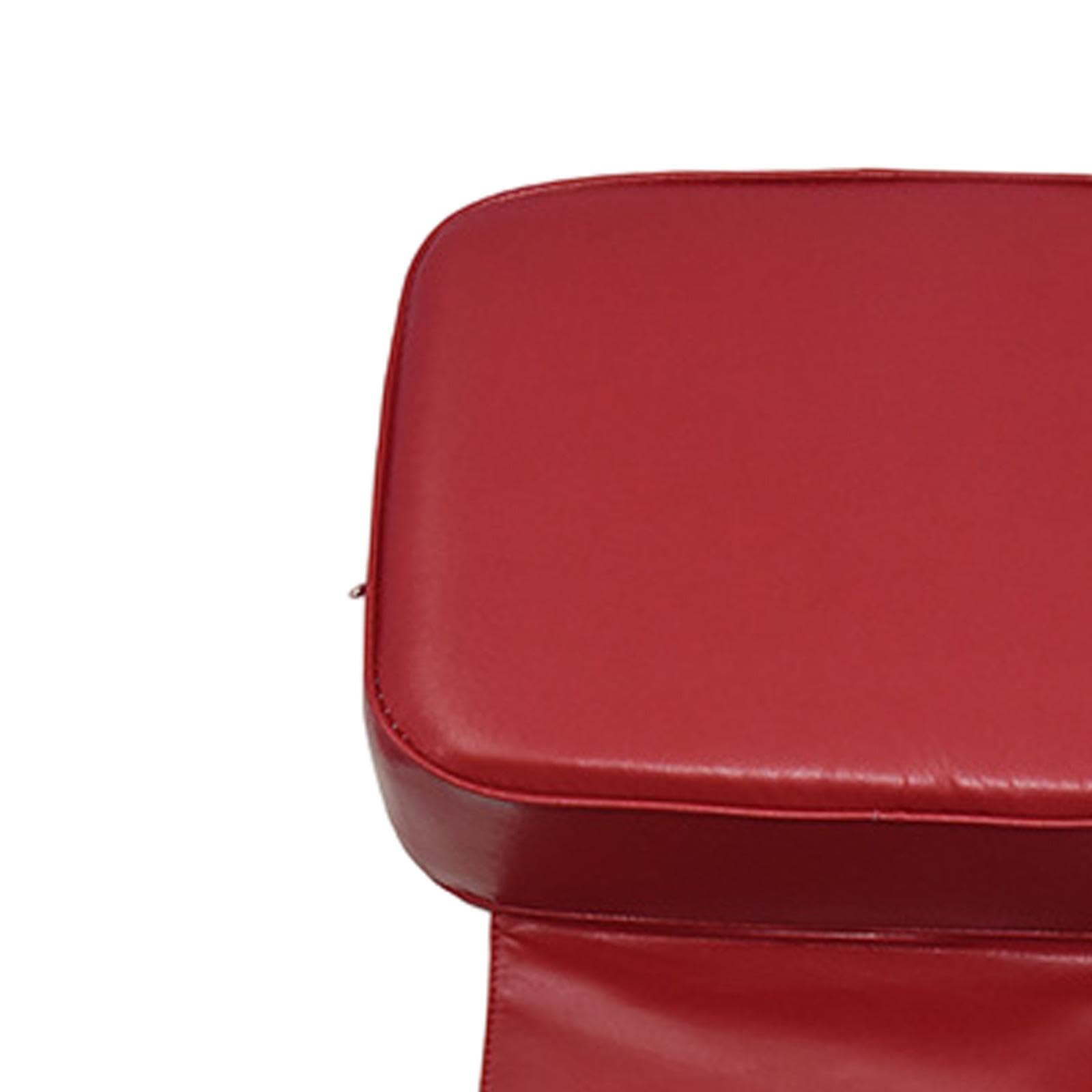 Asiento Elevador para Niños, Asientos para SPA, Fácil de Limpiar, Cubierta de PU Duradera de Gran Tamaño, Equipo de Salón de SPA, Accesorios, Rojo, Individual