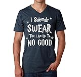 I Solemnly Swear That I Am Up To No Good Funny V-Neck T-Shirt