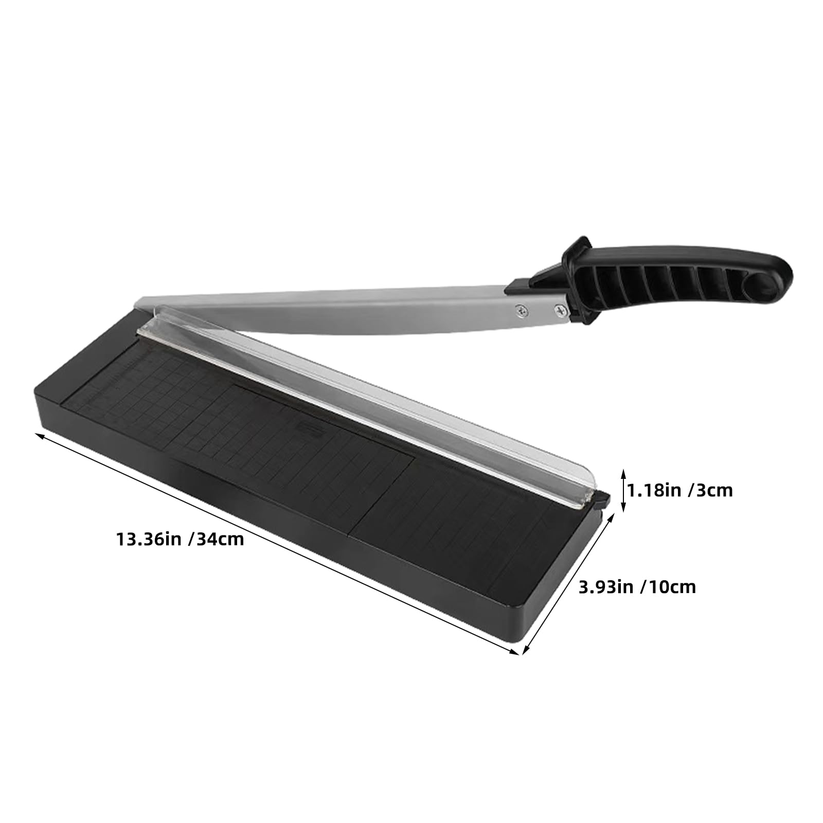 POPETPOP Taglierina per Carta Portatile Multifunzione da Tavolo, Taglierina di Precisione ad Alta Resistenza per Ufficio e Scrapbooking, Compatta e Maneggevole per Foto, Cartoncino