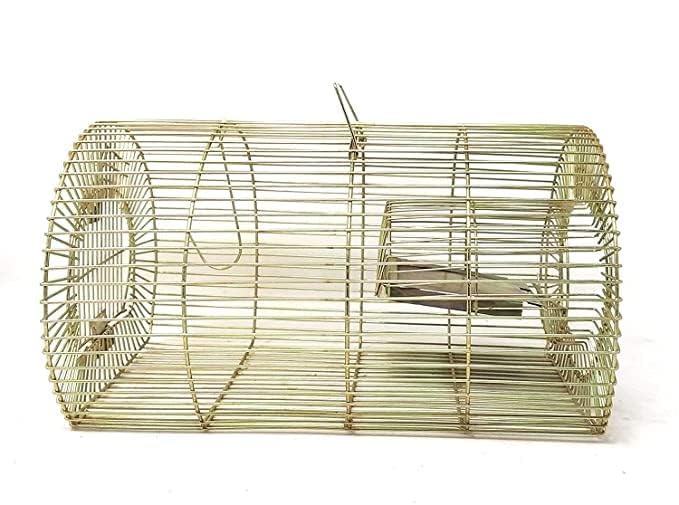 Iron Heavy Wire Rat Trap/Mouse Rat Catcher/Rat Cage/Chuha Pinjra/Cage for Catching Rat/Mouse/Squirrels/Rodent/Chipmunk - Big Size, Durable & Heavy Weight Large Rat Catchup Live Trap L1-image-46