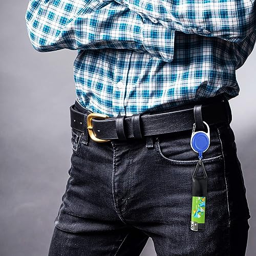 Lizusidtsy 10 PCS Retractable Lighter Clip Assorted Color Lighter Holder Keychain Multicolor Plastic+Meta with Clip Classic Lighter Cover Single Clip