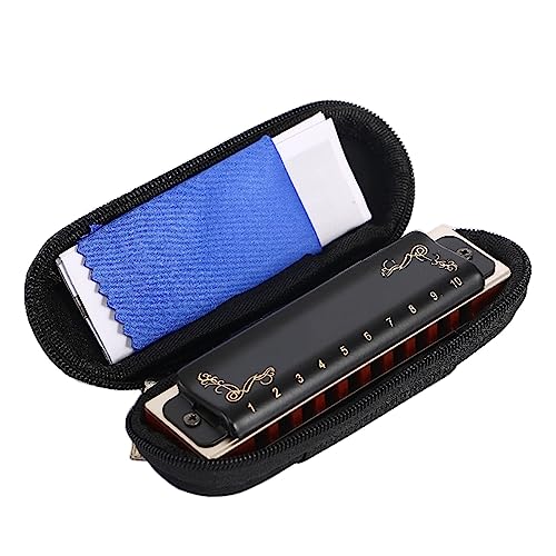PacuM Harmonica par Instrument Clé Harmonica Diatonique 10 Trous Harpe Bouche Orgue Clé C Bas F Noir Laiton Couverture Phosphore Bronze Reed Harmonica - Les Beatles, Paul McCartney, John Lennon, RIngo Starr, George Harrison PacuM Harmonica par Instrument Clé Harmonica Diatonique 10 Trous Harpe Bouche Orgue Clé C Bas F Noir Laiton Couverture Phosphore Bronze Reed Harmonica – Image 6