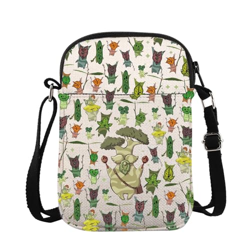 ZJXHPO Gamer Cross Body Bag Korok Messenger Bag Korok Plant Carry On Bag Korok Dad Shoulder Bag (Korok CB)